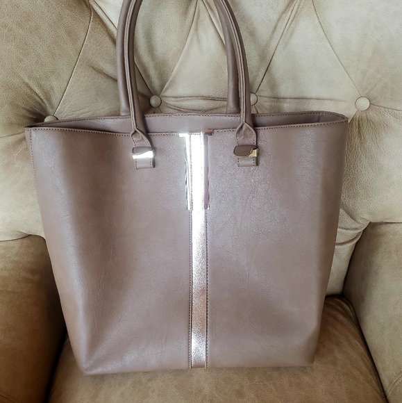 JustFab Leather Tote Bags - Picture 2 of 6